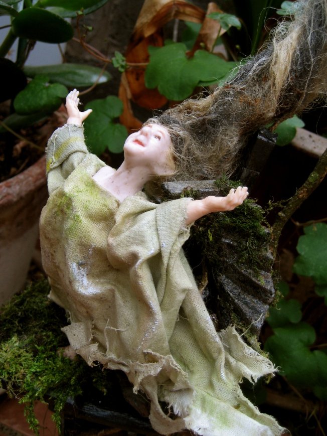 theinfill - dollhouse blog – Woman in Gothic Tower - in another part of the forest